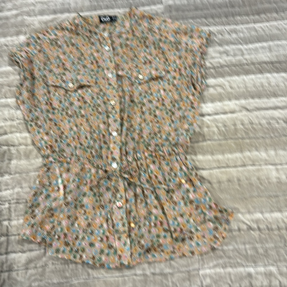 Dolce Gabbana Floral Button-Up Top 42